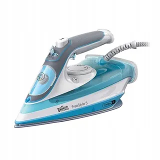 BRAUN TexStyle 5 Stoomstrijkijzer 2600W Freeglide 3D Blauw — miniatuur 1