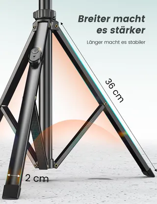 YUMAZLA Statief Selfie Stick 180cm voor Smartphones iPhone Samsung — miniatuur 3