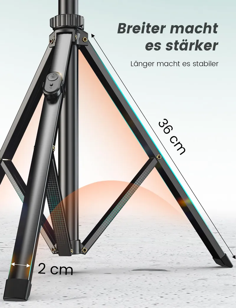 YUMAZLA Statief Selfie Stick 180cm voor Smartphones iPhone Samsung — foto 3