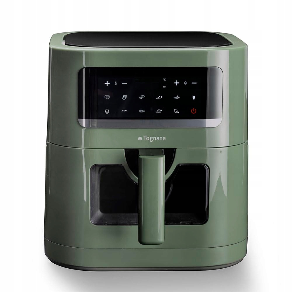 TOGNANA Iridea Airfryer 7L Antiaanbak Groen Digitaal
