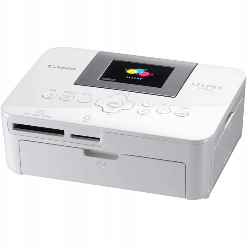 CANON SELPHY CP1000 Fotoprinter 10x15cm USB SD Wit — foto 1