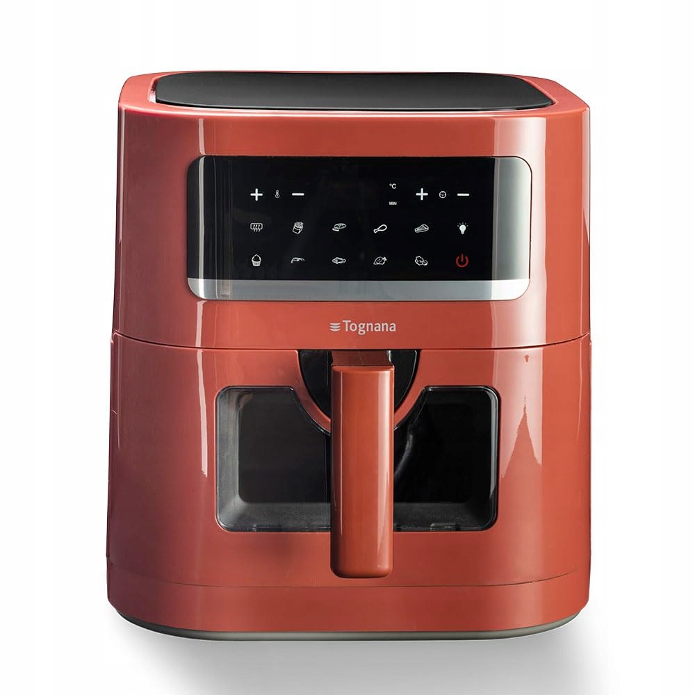 TOGNANA Iridea Airfryer 7L Anti-aanbak Appelrood