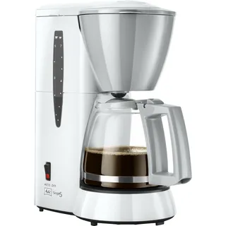 MELITTA Single5 Filterkoffiezetapparaat Glazen Kan 5 Kopjes Wit