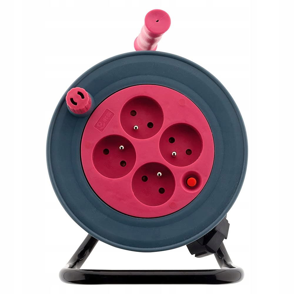ZENITECH Kabelhaspel 15m 3G1mm² Roze