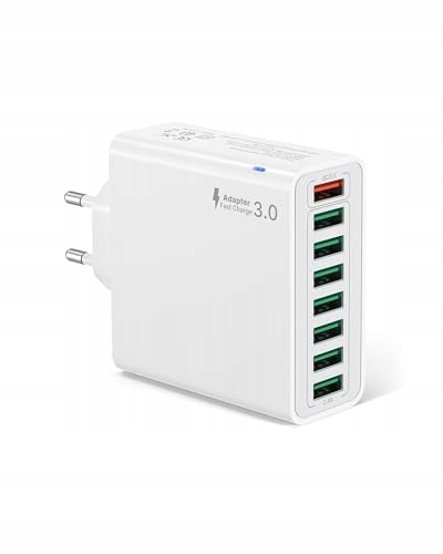 USB Oplader 8 Poorten 40W QC 3.0 Snelladen