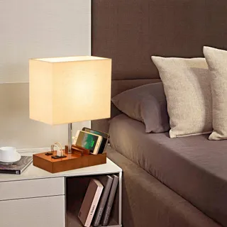 DREAMHOLDER Tafellamp USB 3 Poorten Telefoonstandaard Modern — miniatuur 8