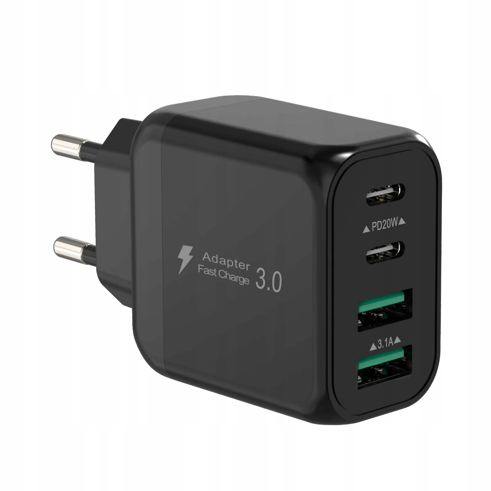 GCSTNN 40W USB C Oplader 4-Poorts Snelladen iPhone Android