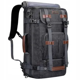 WITZMAN Reisrugzak Heren Canvas Vintage Laptop 17 Inch