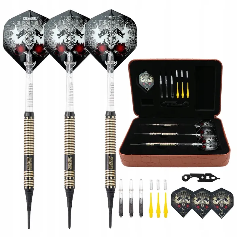 CUESOUL Dragon Deluxe Softdarts Set 16g Luxe Etui — foto 1