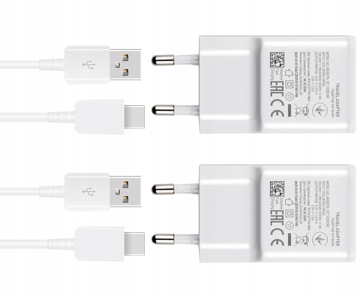 SAMNEER USB Snellader 15W met USB-C Kabel Samsung Galaxy