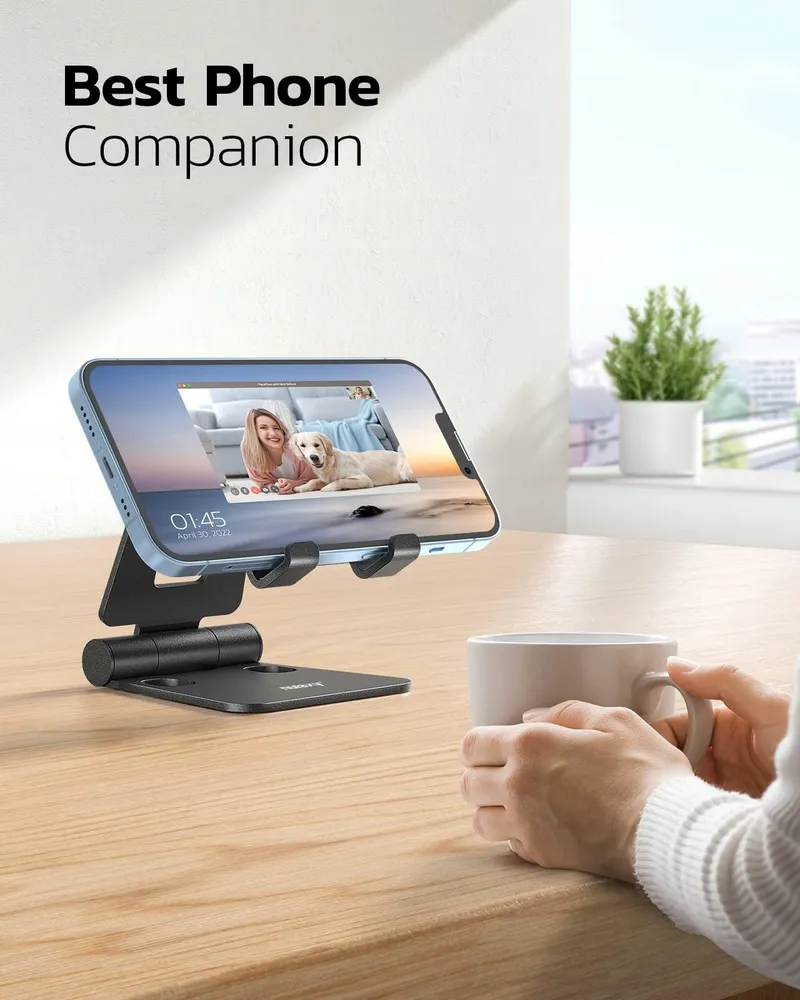 NULAXY Verstelbare Telefoonstandaard Aluminium Smartphones — foto 6
