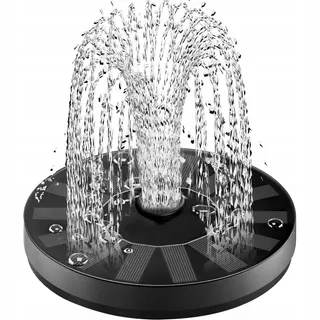 SZMP Solar Tuinfontein Kleine Vijverpomp 7 Sproeiers — miniatuur 1