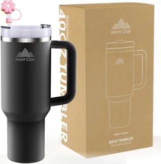 MONT-CLAIR Tumbler Thermobeker 1,2L Rietje BPA-Vrij — miniatuur 1
