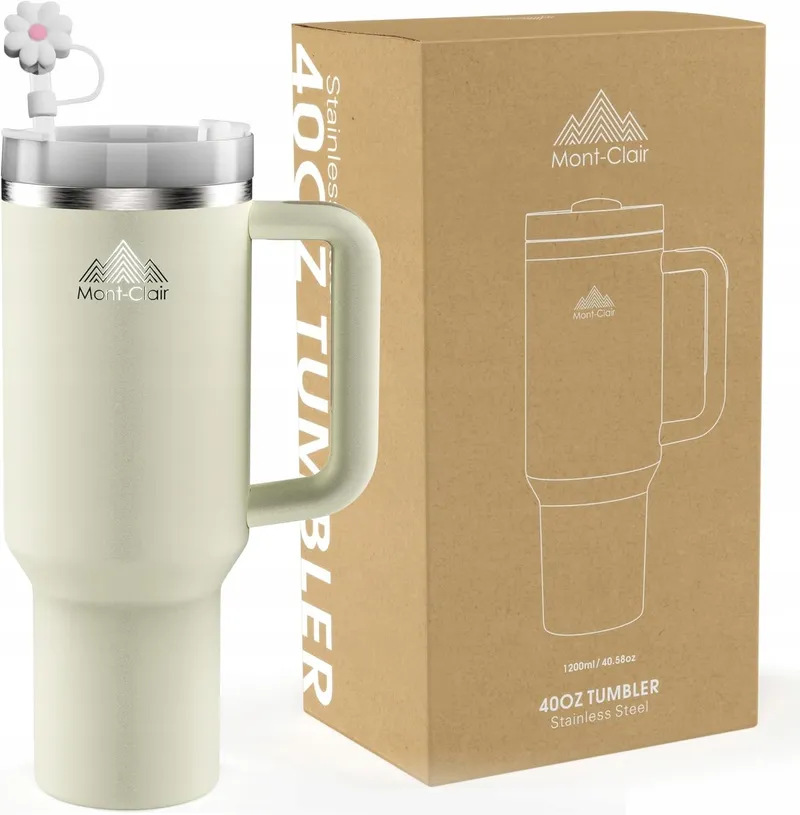 MONT-CLAIR Tumbler Thermobeker 1,2L Rietje BPA-Vrij — foto 8