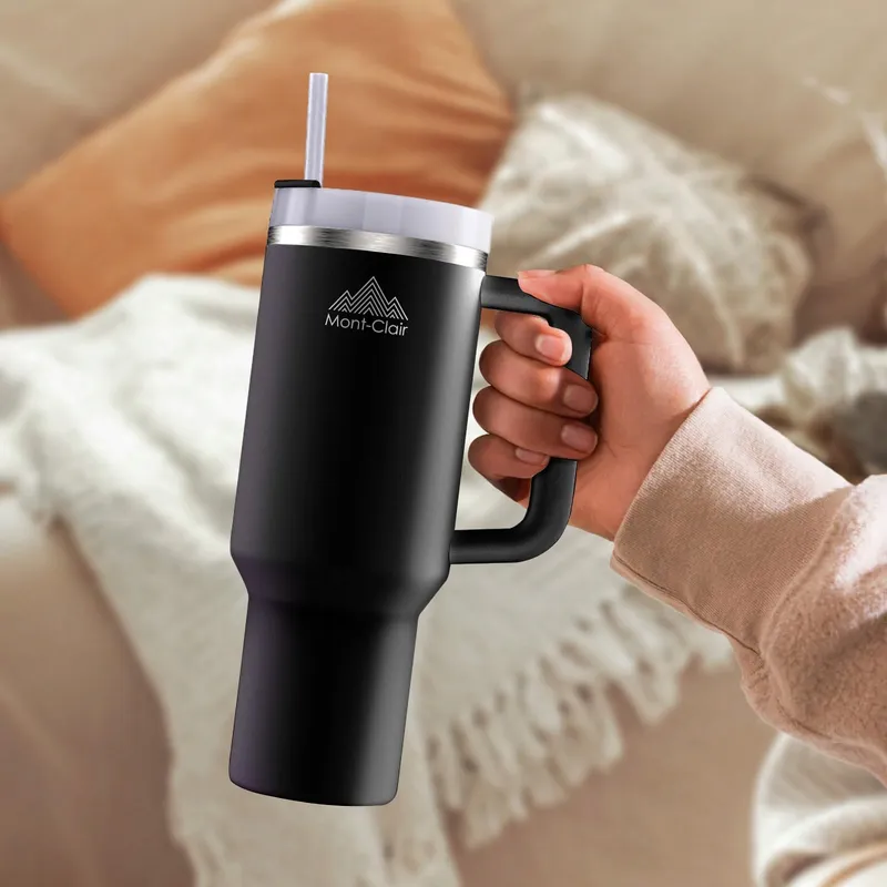 MONT-CLAIR Tumbler Thermobeker 1,2L Rietje BPA-Vrij — foto 7