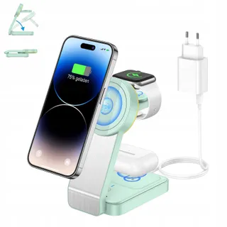 ADADPU MagSafe 3-in-1 Opvouwbare Oplader iPhone Apple Watch AirPods — miniatuur 1