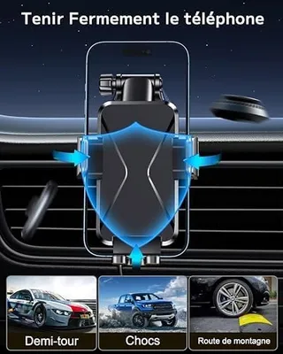 BIPOPIBO Autohouder Telefoon Universeel 360° iPhone Android — miniatuur 2