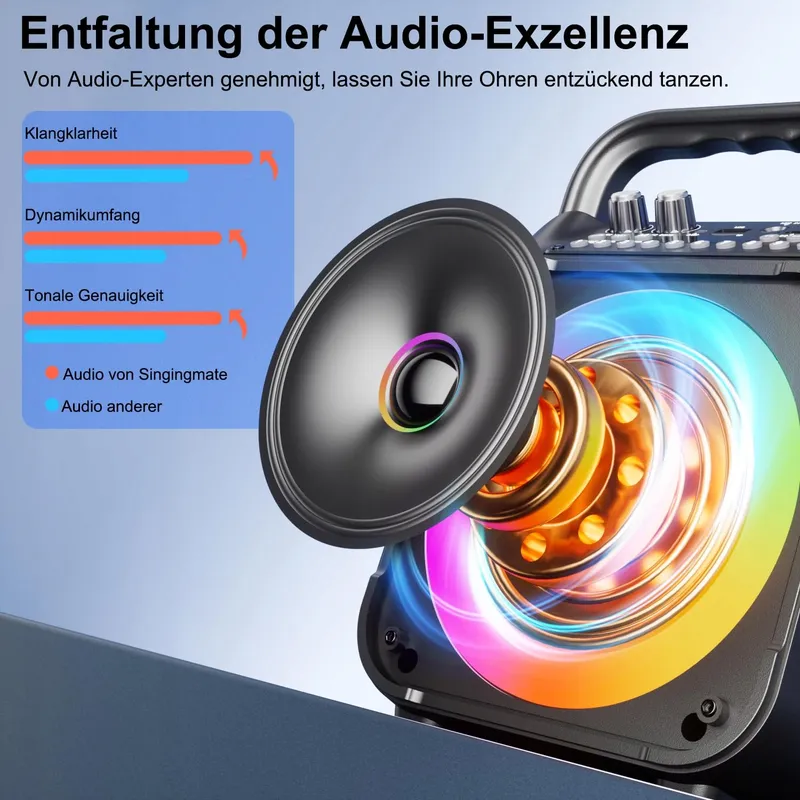 SINGINGMATE Karaoke Set Bluetooth Voor Kinderen En Volwassenen — foto 2