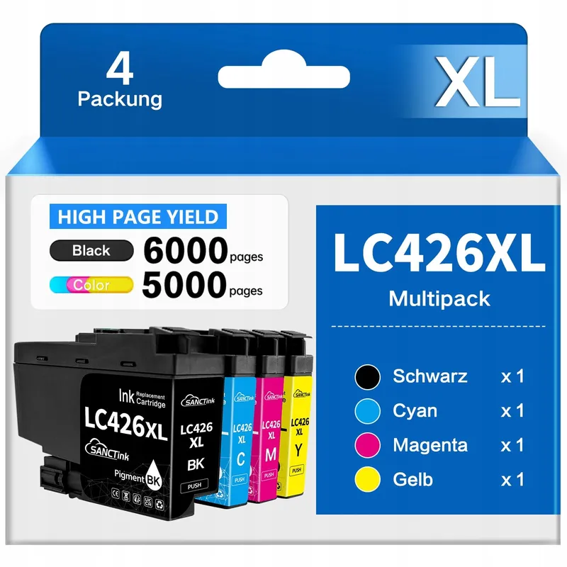BROTHER LC426XL Inktcartridges Hoge Capaciteit voor MFC-J4335DW — foto 1