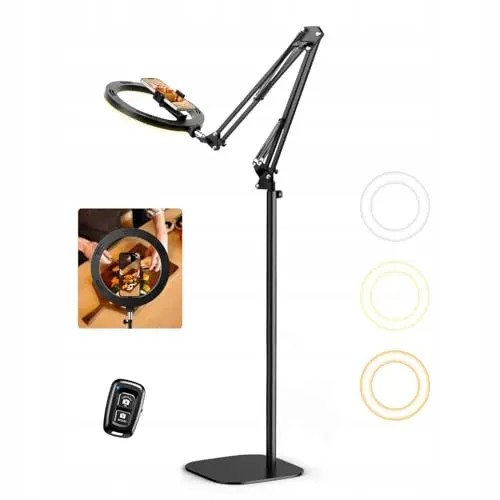 EVERSHOP LED Ringlicht 10" Statief Telefoonhouder Afstandsbediening — foto 1