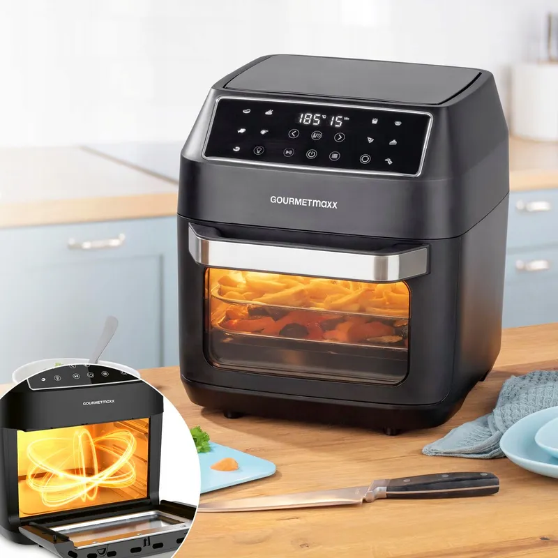 GOURMETMAXX Airfryer 12L 1700W 9 Functies Minioven — foto 14