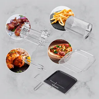 GOURMETMAXX Airfryer 12L 1700W 9 Functies Minioven — miniatuur 13