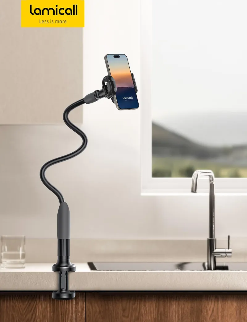 LAMICALL Flexibele Bedtelefoonhouder Lange Arm iPhone Samsung — foto 7