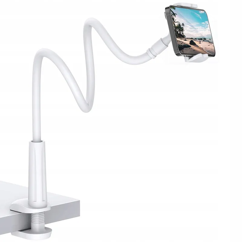 SHAWE Flexibele Verstelbare Telefoonhouder 4-6,5 Inch 76cm Wit — foto 1