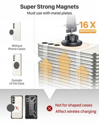 YOSH Magnetische Telefoonhouder voor Ventilatierooster — miniatuur 3