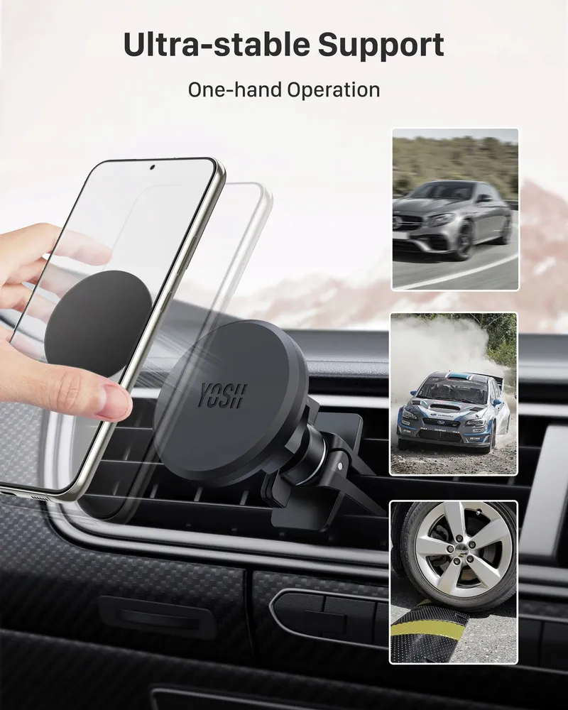 YOSH Magnetische Telefoonhouder voor Ventilatierooster — foto 5