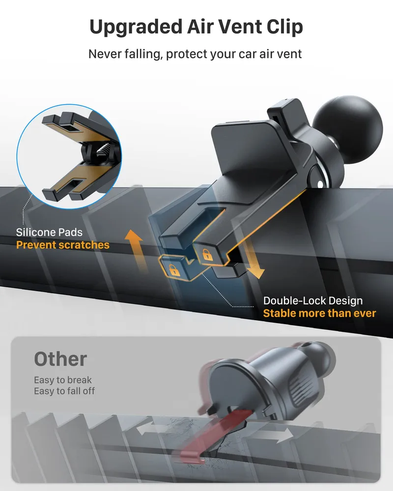 YOSH Magnetische Telefoonhouder voor Ventilatierooster — foto 2