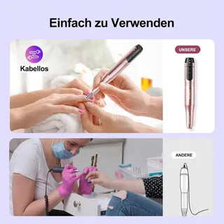 COSLUS Draadloze Manicure Pedicureset 11-in-1 — miniatuur 2
