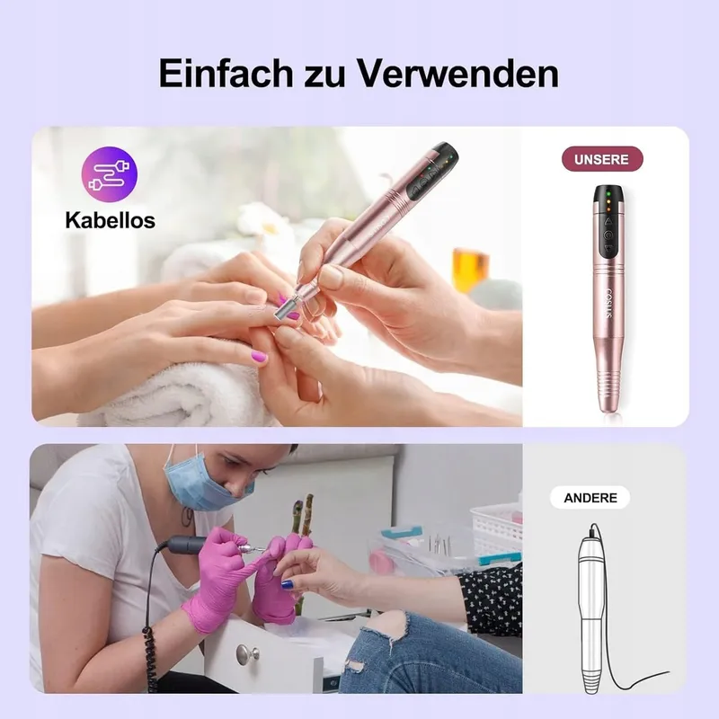 COSLUS Draadloze Manicure Pedicureset 11-in-1 — foto 2