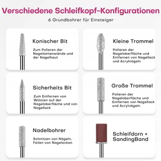 COSLUS Draadloze Manicure Pedicureset 11-in-1 — miniatuur 8
