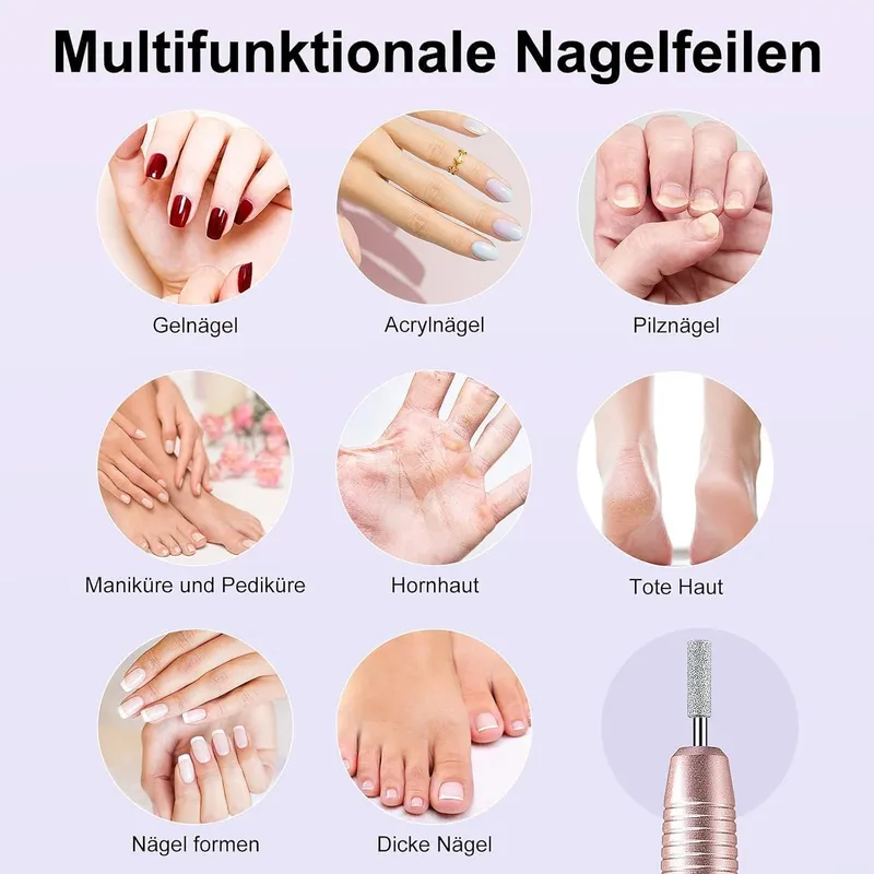 COSLUS Draadloze Manicure Pedicureset 11-in-1 — foto 7