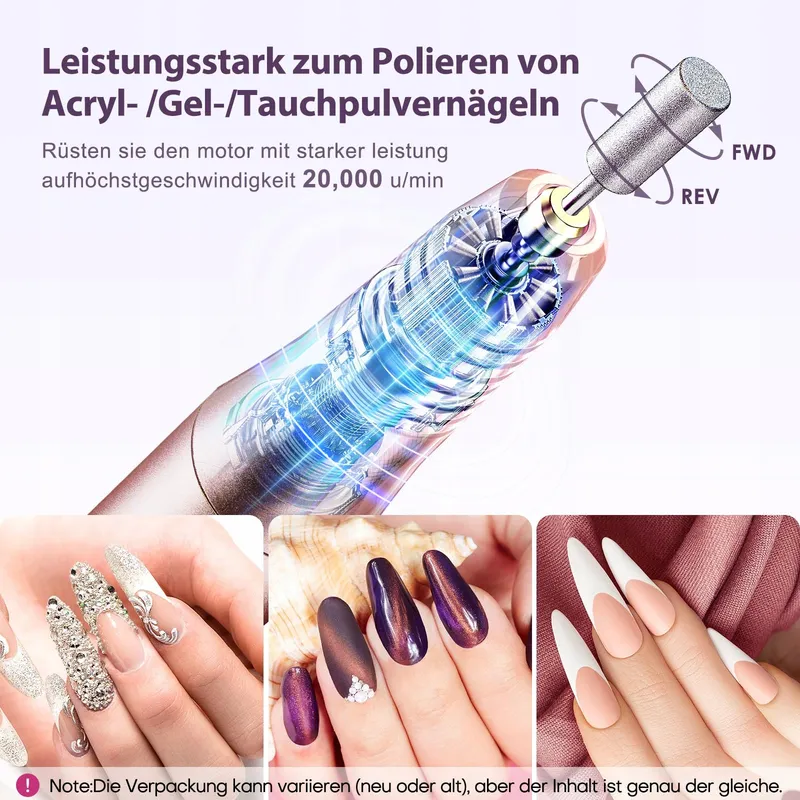 COSLUS Draadloze Manicure Pedicureset 11-in-1 — foto 3