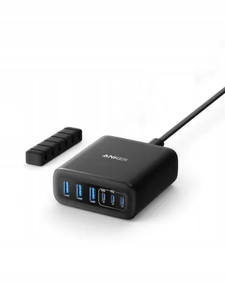 ANKER USB-C Oplader 6 Poorten 112W iPhone MacBook Galaxy iPad