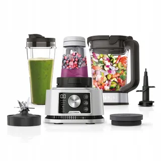NINJA Foodi Power Nutri Mixer 3-in-1 Smoothie 1200W Zilver