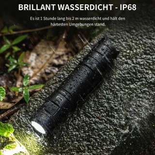 WUBEN C3 LED Zaklamp 1200 Lumen USB-C Oplaadbaar Tactisch — miniatuur 5