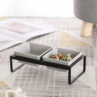 Hchlqlz Verhoogde Voerbakken Hond Kat Set — miniatuur 6