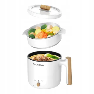 AUDECOOK Elektrische Stoompan Mini Rijstkoker 1,8L Multifunctioneel