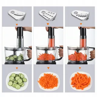 TOPSTRONG Keukenmachine 800W 2L 3 Snijschijven — miniatuur 3
