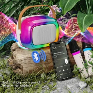 GUYUCOM Karaokeset Bluetooth Kinderen Volwassenen Microfoons — miniatuur 5