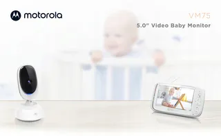 MOTOROLA Nursery VM75 Babyfoon 5" Nachtzicht Zoom Communicatie