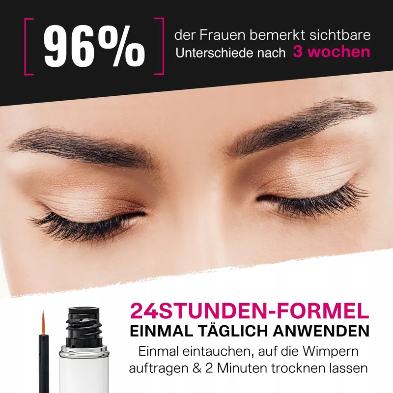 LASHCOCAINE Wimperserum Lange Wimpers Veganistisch Made in Germany — foto 4
