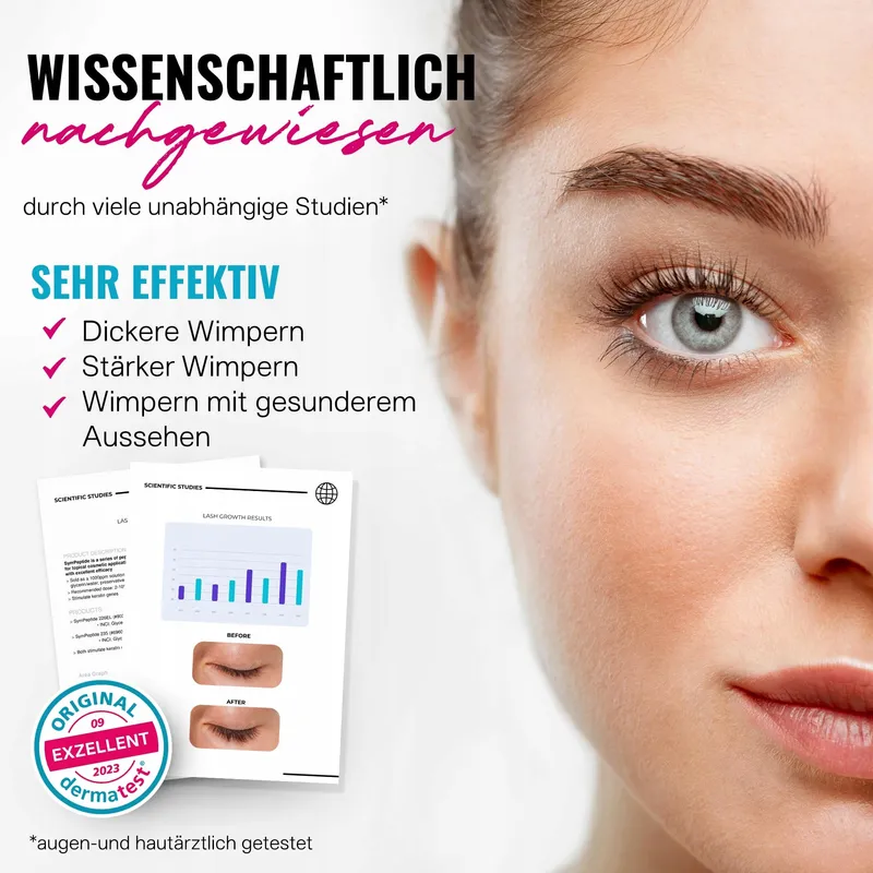 LASHCOCAINE Wimperserum Lange Wimpers Veganistisch Made in Germany — foto 3