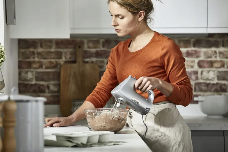 KENWOOD Handmixer 450W 5 Standen Turbo Garde Kneder Zilver — foto 5