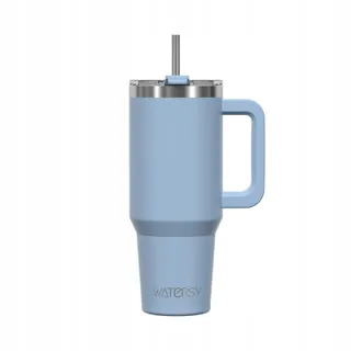 WATERSY Thermosbeker 891ml RVS met Handvat en Rietje