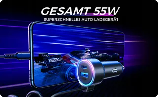 FLYLEAD Sigarettenaansteker Autolader 55W 1,5M — miniatuur 8