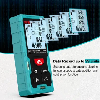 KIPRIM LD70E Laserafstandsmeter 70m Hoge Precisie LCD Compact